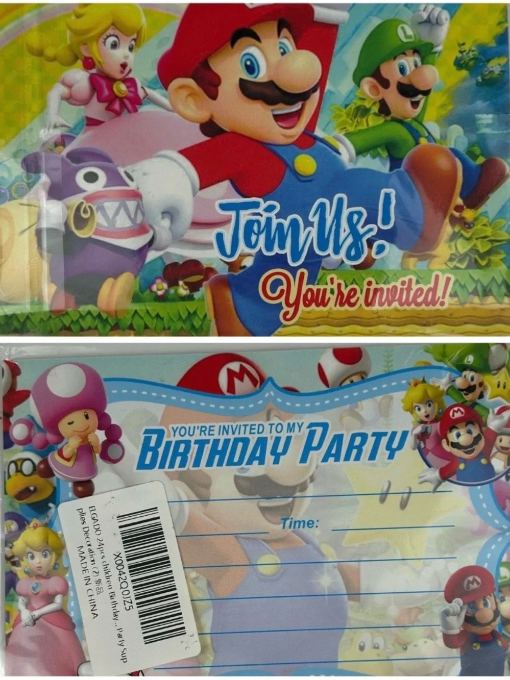 Super Mario Birthday Party Supplies Kit 133 Pc Plates Banner Balloons Favors NEW